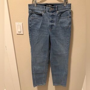 Express Denim Mom Super High Rise Jeans